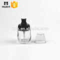 35ml small clear empty lotion bottles with plastic pump